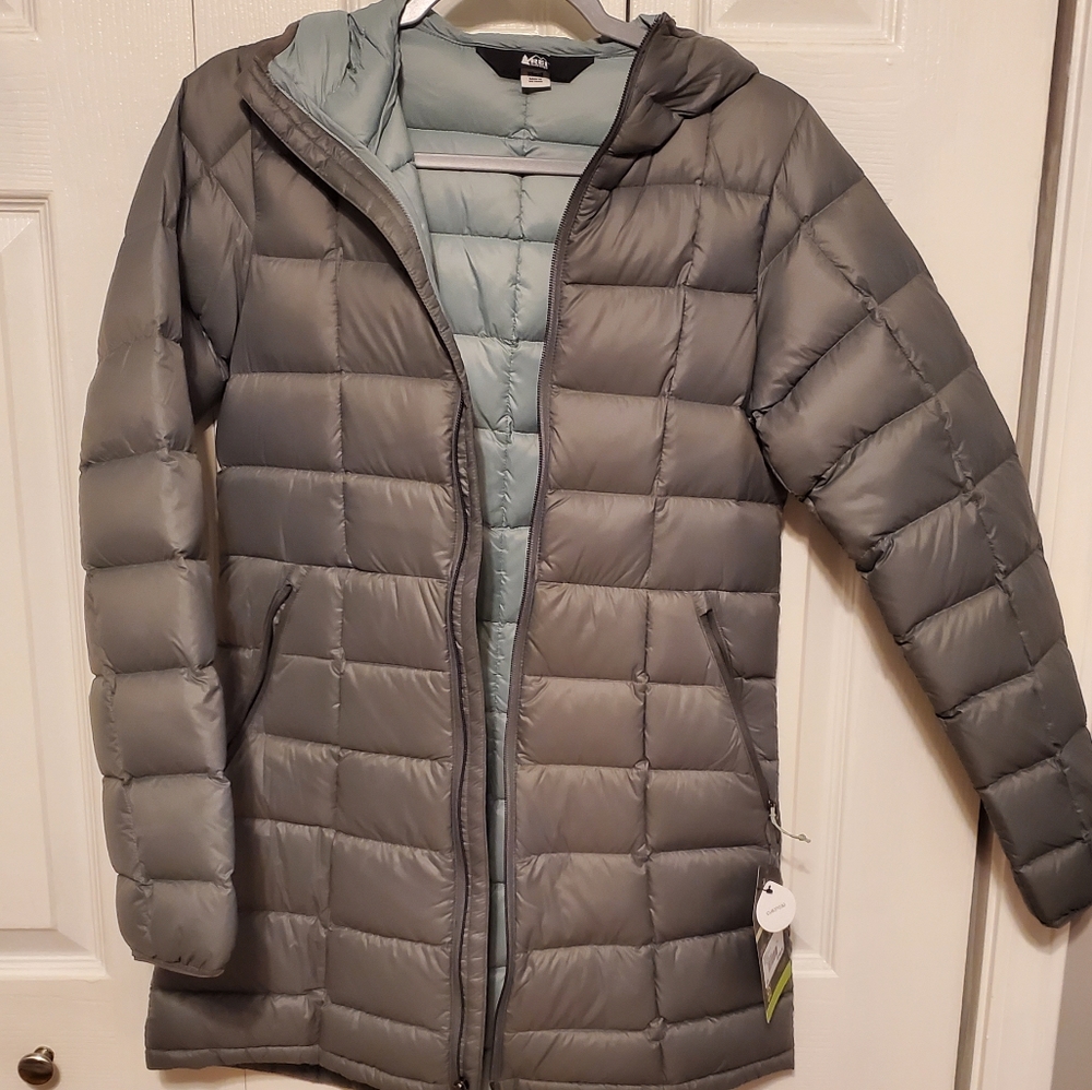 REI 650 Down Parka 2.0 Xsmall in Sage Gray